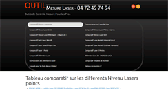 Desktop Screenshot of outil-mesure-laser.com